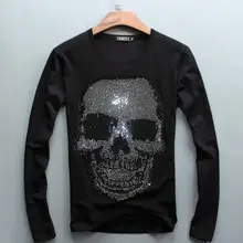 Slim Fit футболка с длинным рукавом для мужчин хлопок дизайн горячая распродажа