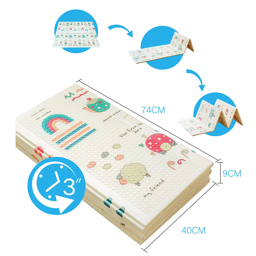 

Baby Foldable Play Mat Thickened Home Baby Room Splicing 1CM Thickness Child Climbing Mat 200*150