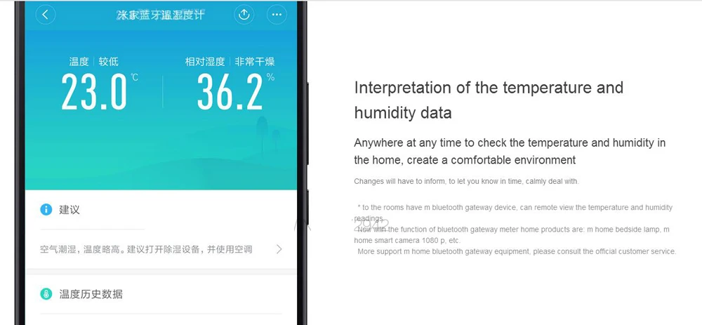 Xiaomi Mijia Bluetooth гигротермограф Высокочувствительный гигрометр термометр ЖК-экран магнитная наклейка низкое потребление