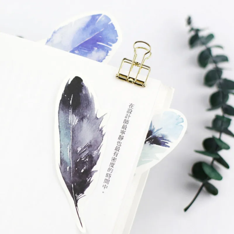 

4 Pcs/set Kawaii Floating Feathers Memo Pads Paper Sticky Notes Notepad Cute Stationery Papeleria School Supplies Kids Gifts