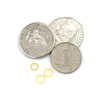 

Close-up Magic Illusion Ripped Folding Bite Coin Gift Toy Restored Magic Props Tricks Funny Toy Dollar Version Coin