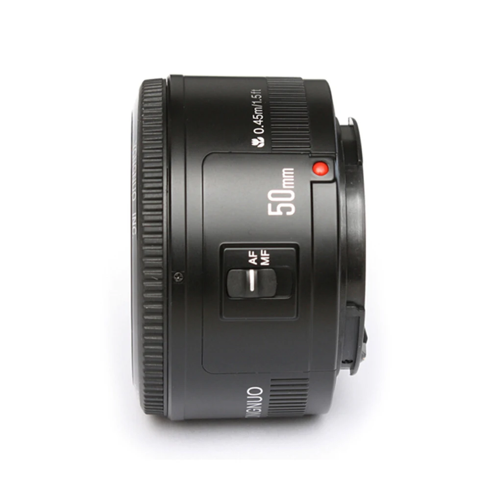 YONGNUO YN50mm F1.8 Большая диафрагма Автофокус Объектив DSLR объектив камеры для canon Nikon D800