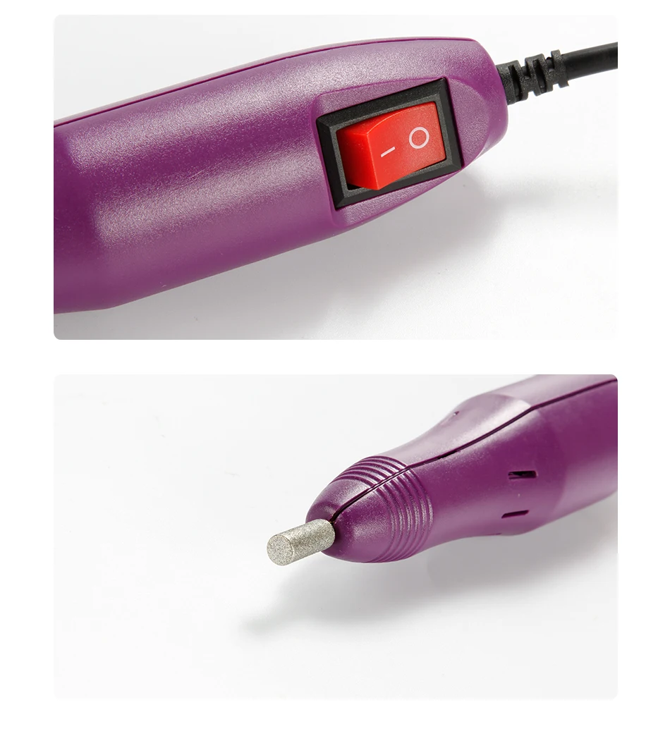 Электрический фрезерный набор сверл аппарат для маникюра гель лак для снятия ногтей сверла электронный дизайн ногтей шлифовальный напильник резак