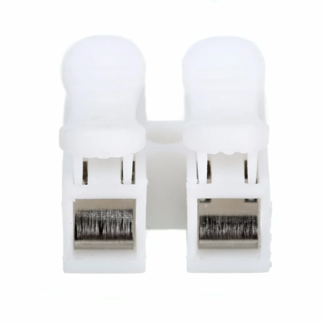 30pcs Quick Splice Push Type Lock Wire Cable Connectors CH2 2 Pins Electrical Cable Terminals