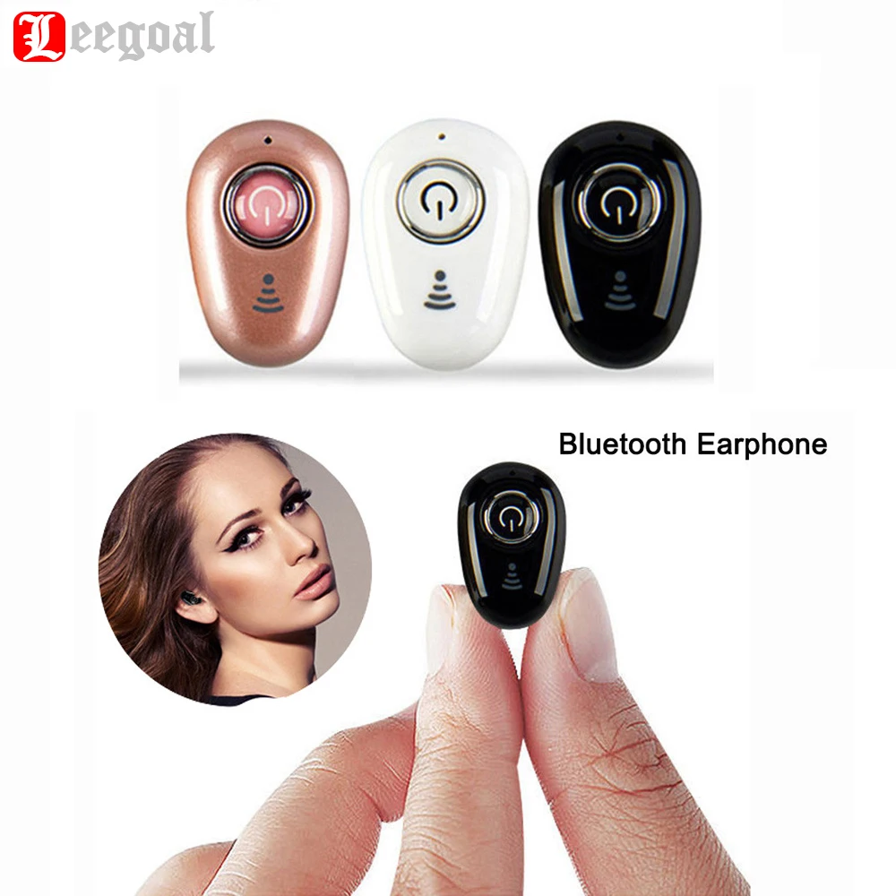 LEEGOAL мини беспроводные Bluetooth наушники в ухо спортивные с микрофоном гарнитура для