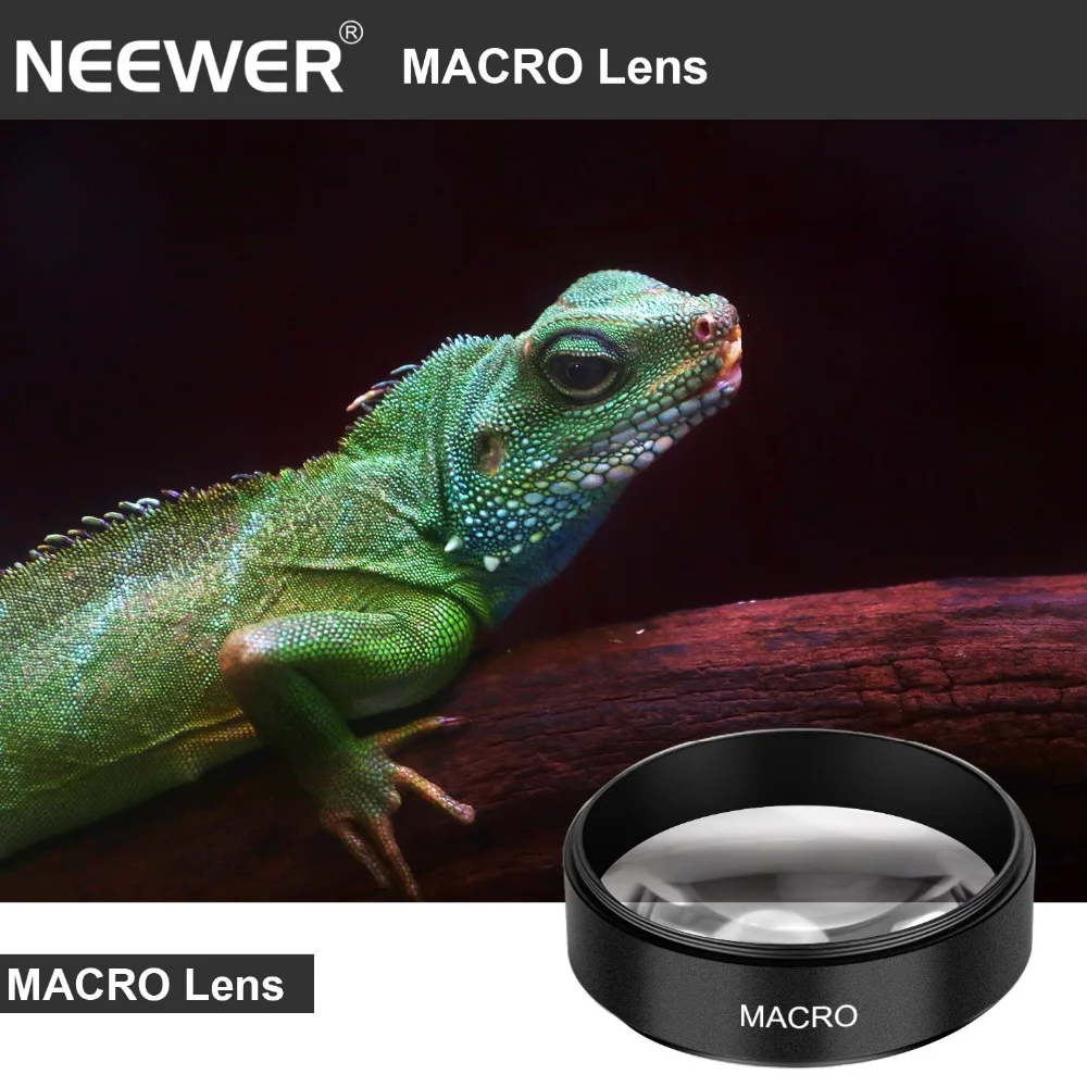 Neewer 52MM 0.43X HD Wide Angle Lens Macro Close-Up Portion Lens No Distortion Digital High Definition for Nikon DSLR Camera
