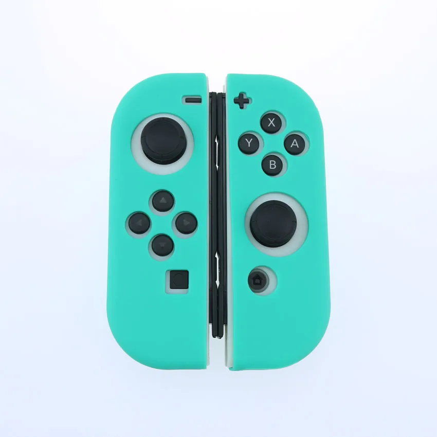 

Teal Color Silicone Case For NS Switch Cover Joycon Case Soft Controller Shell Console Protective Controller Grip Joy-con Cover