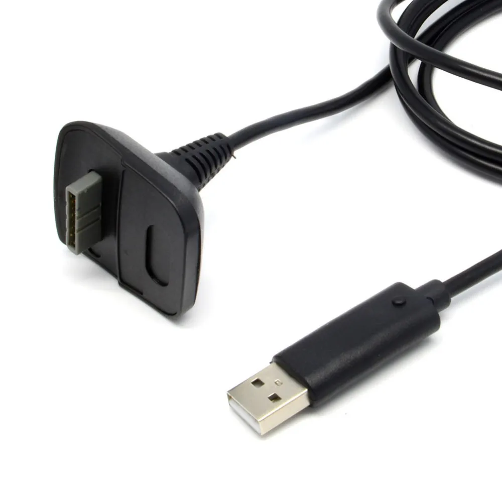 Черный USB кабель для зарядки Сменное зарядное устройство беспроводного игрового