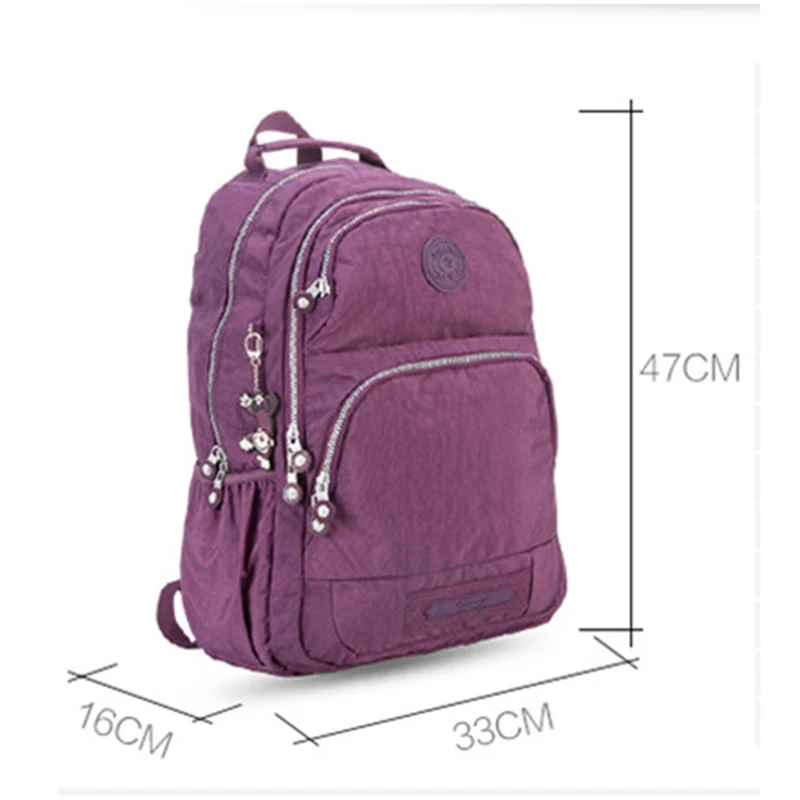 TEGAOTE, женский рюкзак для девочек-подростков, нейлоновые рюкзаки, Mochila Feminina, женский рюкзак для путешествий, школьный ранец, женская сумка