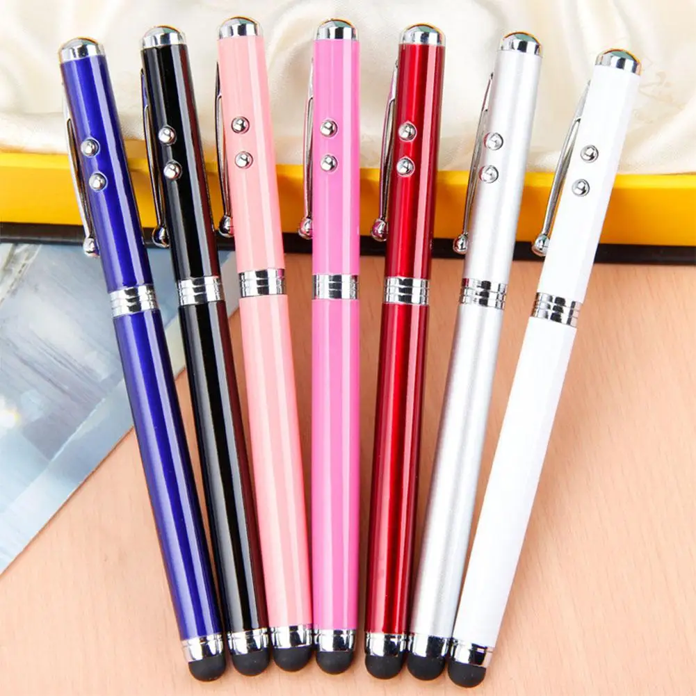 1pc 4 in 1 Laser Pointer LED Torch Touch Screen