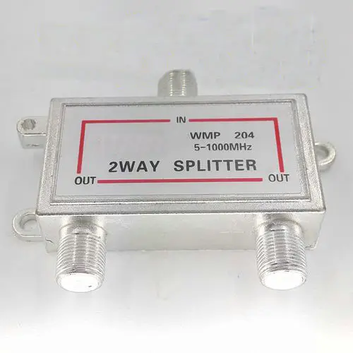 

1pcs WMP-204 Cable TV distributor Closed circuit television signal splitter distributor divide one into two branches