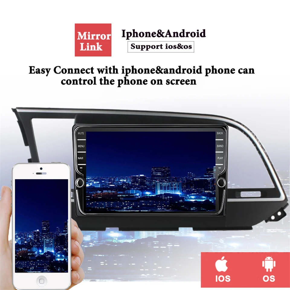 Clearance 8" IPS Android 9.1 Octa Core Car DVD Player For HYUNDAI Elantra Avante 2016 2017 2018 2019 4G+64G ROM GPS Radio Stereo CarPlay 9 Clearance 8" IPS Android 9.1 Octa Core Car DVD Player For HYUNDAI Elantra Avante 2016 2017 2018 2019 4G+64G ROM GPS Radio Stereo CarPlay 9