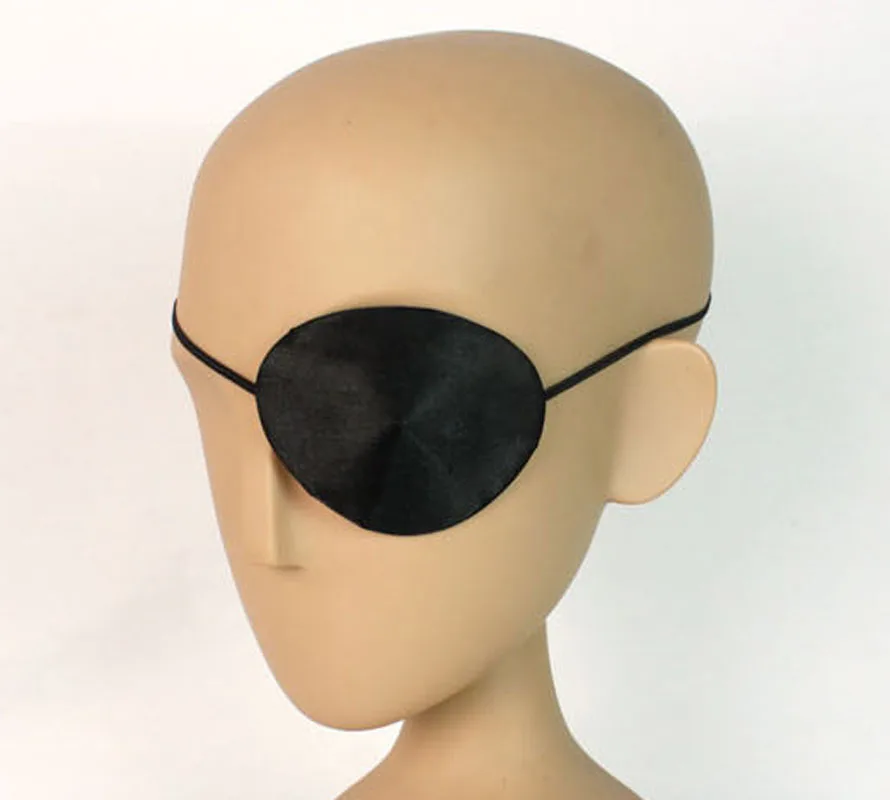 Монокуляр очки Черный Дворецкий Ciel Phantomhive косплей глаз патч Одноглазый Пиратская глазная повязка