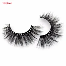 Visofree ресницы норковые Накладные ресницы ручной работы накладные ресницы драматического накладные ресницы из норки многоразовые верхние ресницы для макияжа D116