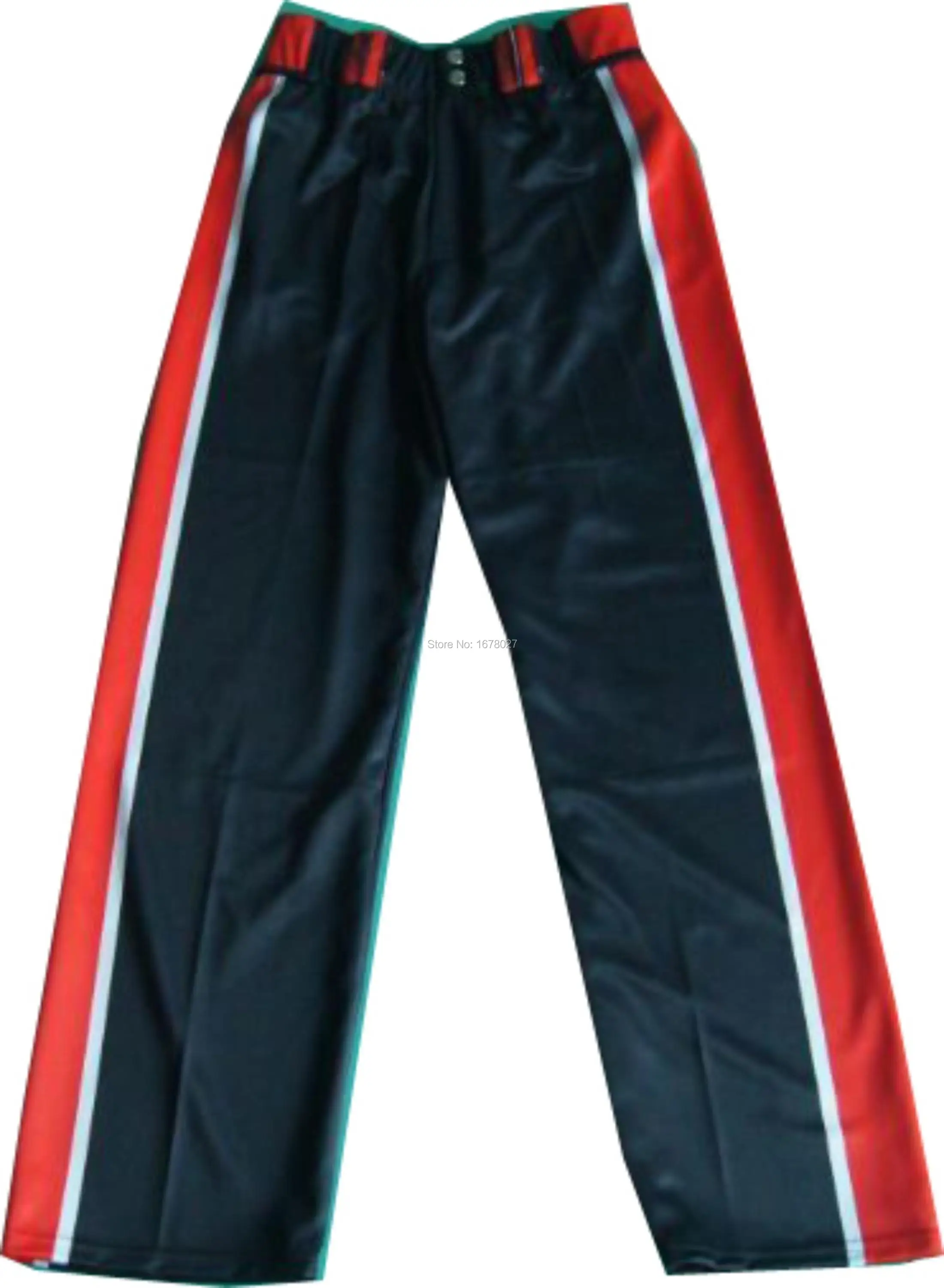 Belt Loops Plain Pants