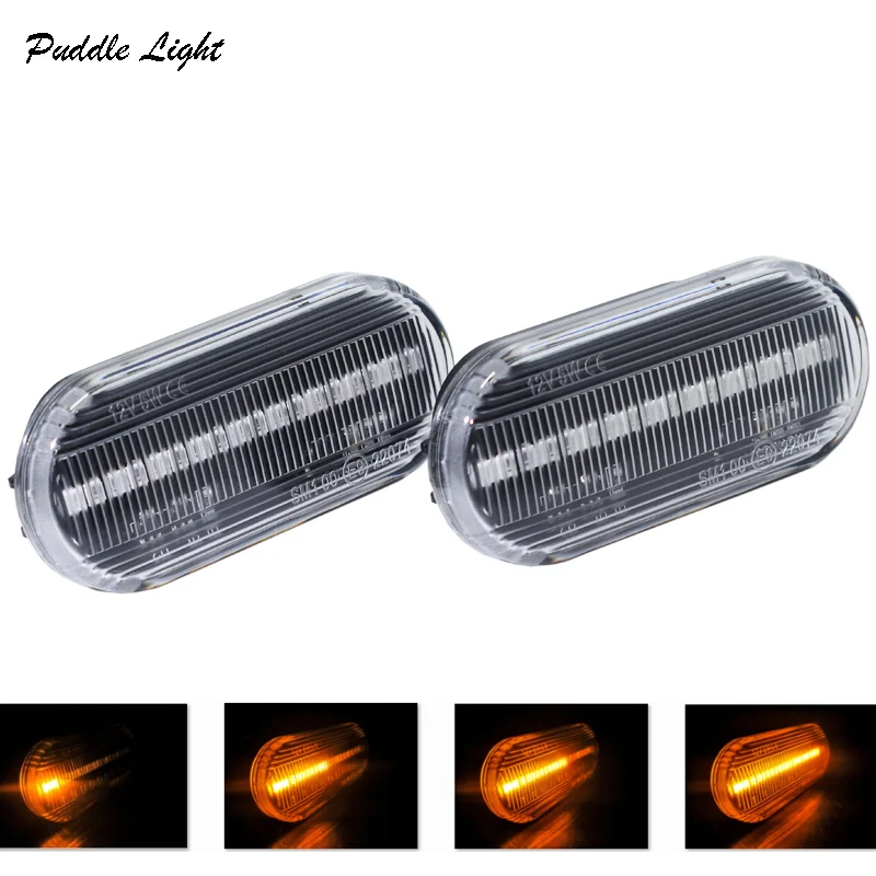 

1 Pair Car Turn Signal Lights LED Turn Indicator Blinker Lamp Signal Lamp Side Marker For SEAT Ibiza Cordoba Ford C-Max Fiesta