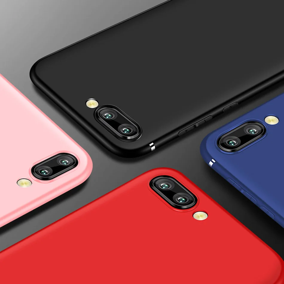 

For Huawei Honor 10 Case Silicone Shockproof Matt Suface Soft TPU Cover Fitted Case For Huawei Honor 10 Anti-Fingerprint