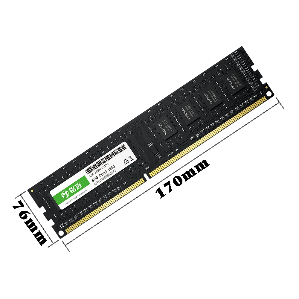 MAXSUN оперативная память ddr3 8 ГБ 4 1600 МГц 11 28 пожизненная гарантия 1 5 в контактов Φ 3