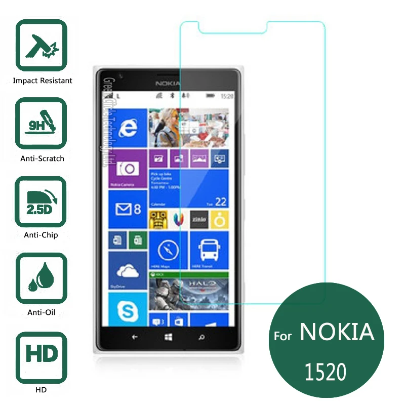 Для Nokia lumia 1520 Закаленное Стекло-Экран Протектор 0.26 мм 2.5 9 h Безопасности Защитную