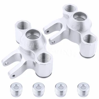 

For RC 1/10 T-Maxx 3.3 Aluminum Axle Carriers Steering Knuckles Left / Right Hop-Up 5334