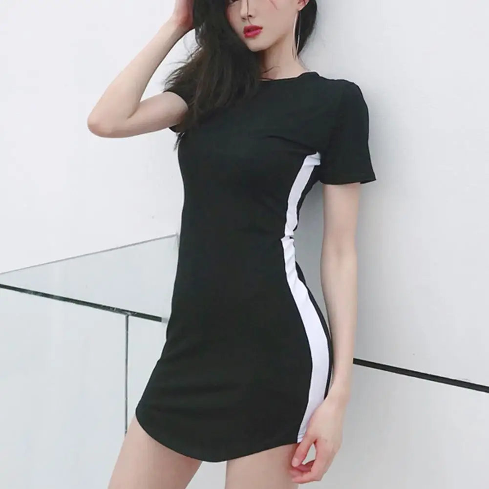 

2019 New Yfashion Summer Women Sexy Dress Short-sleeved Slim Fit Elegant Charming Dress vestidos