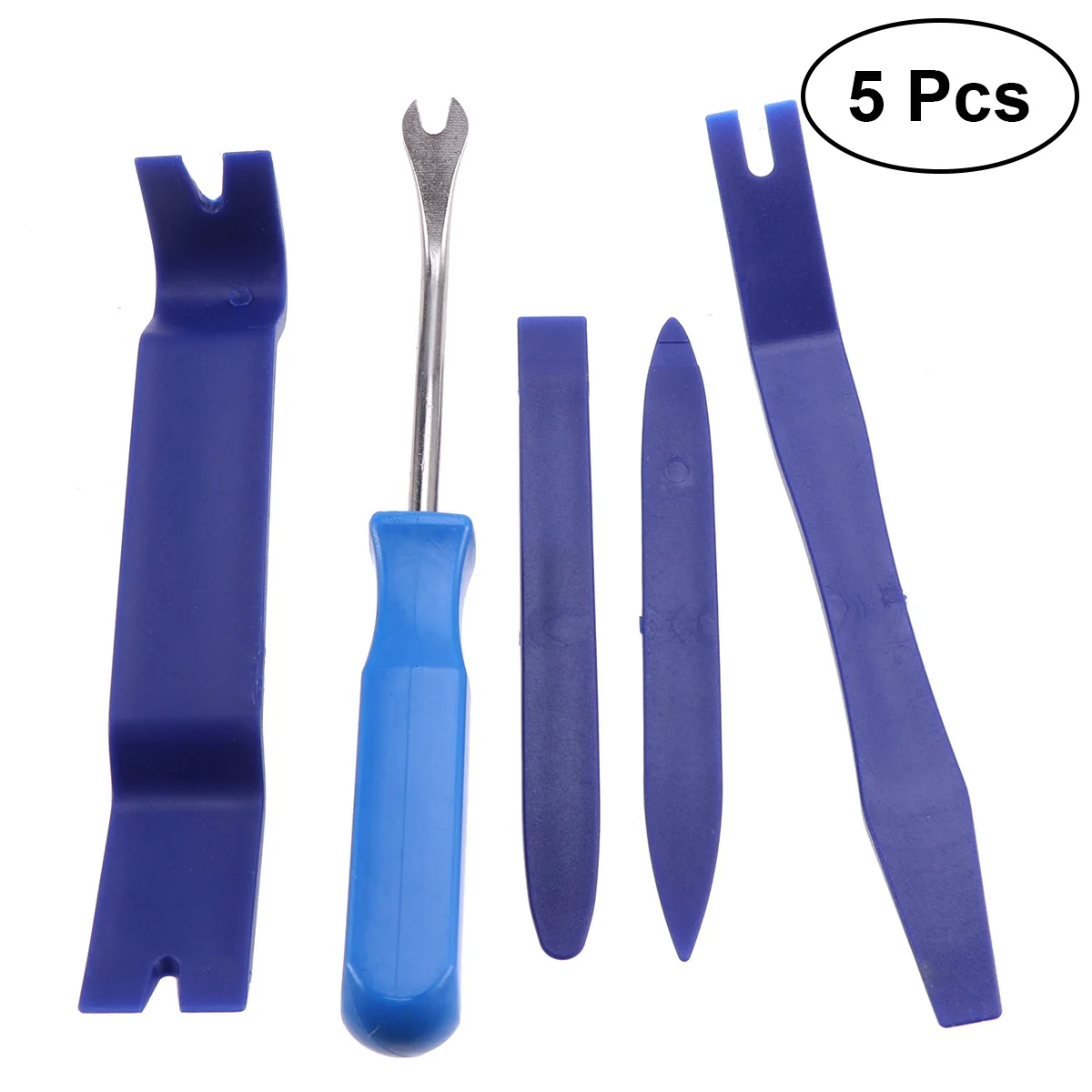 

5PCS Blue Auto Car Audio Door Dash Trim Panel Install and Removal Pry Tools with Box
