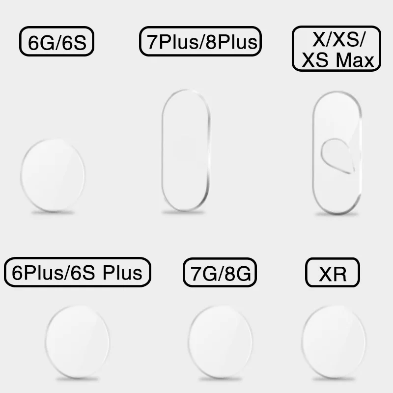 2 шт./лот задняя камера объектив стекло защитная пленка для iPhone 11 Pro X XR XS Max 7 8 Plus