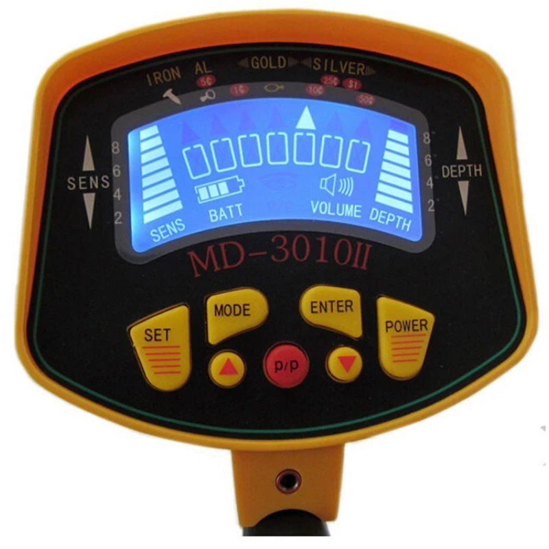 Наземный металлоискатель MD3010II подземное сокровище Охотник Профессиональный металлоискатель для золота MD-3010II ЖК-дисплей Дисплей за