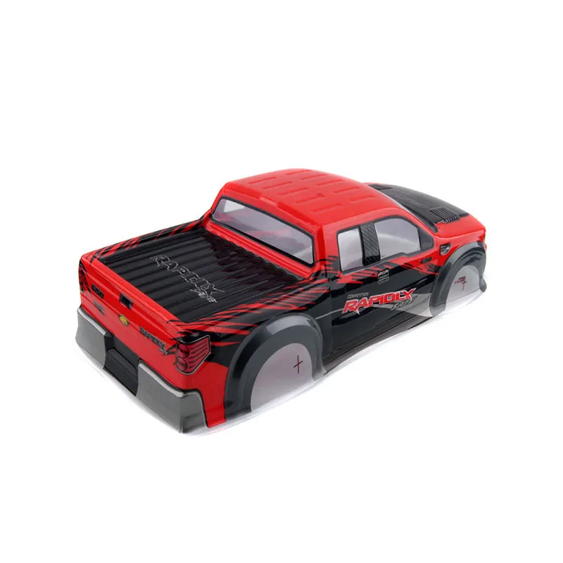 

RC car 1:10 HSP 94111 94188 AX032 car shell PVC Width 200MM color Blue and red big wheel cross-country model
