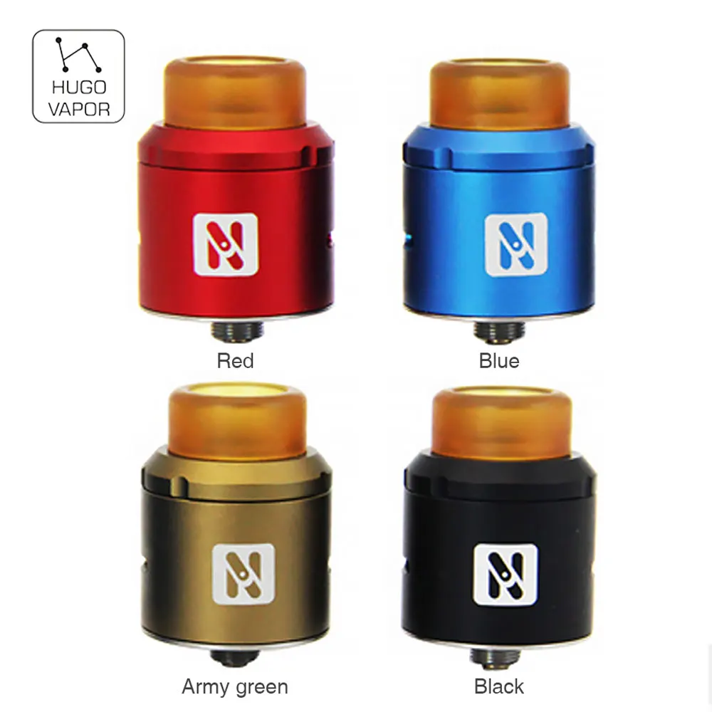 Оригинальный Hugo Vapor N BF RDA 25 мм Диаметр Fit squonk mod N BF распылитель регулируемый сбоку воздуха 810 пей потека электронные сигареты