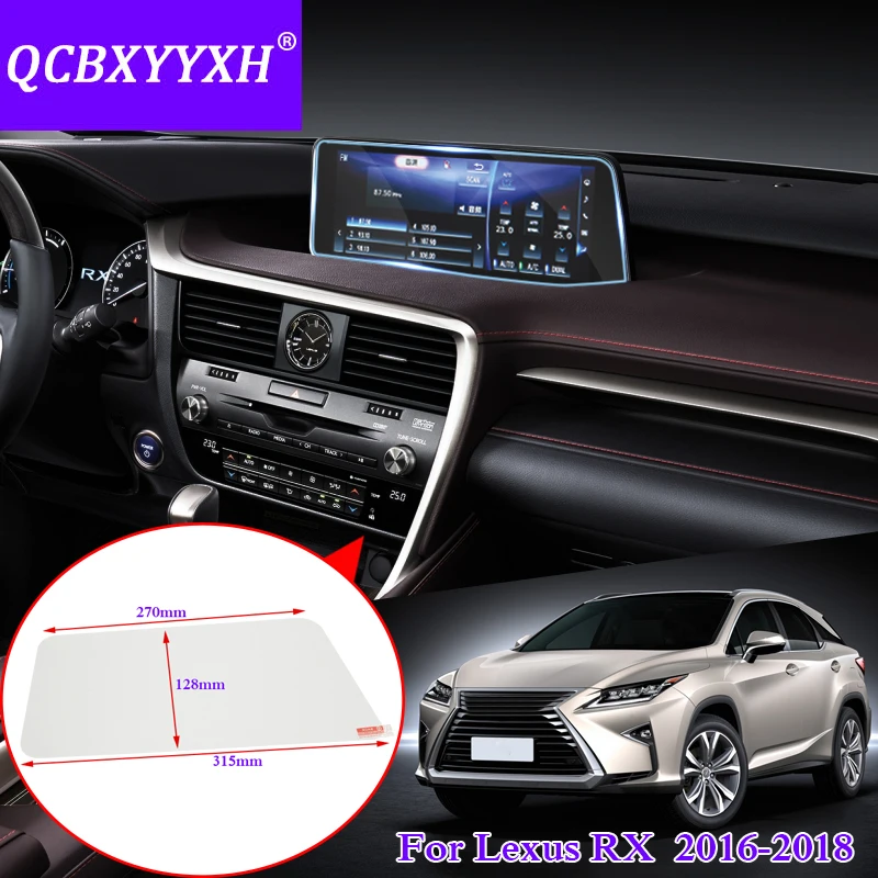 

QCBXYYXH For Lexus RX 200t RX350 RX450H Car Styling GPS Navigation Screen Glass Protective Film Central Control Multimedia Film