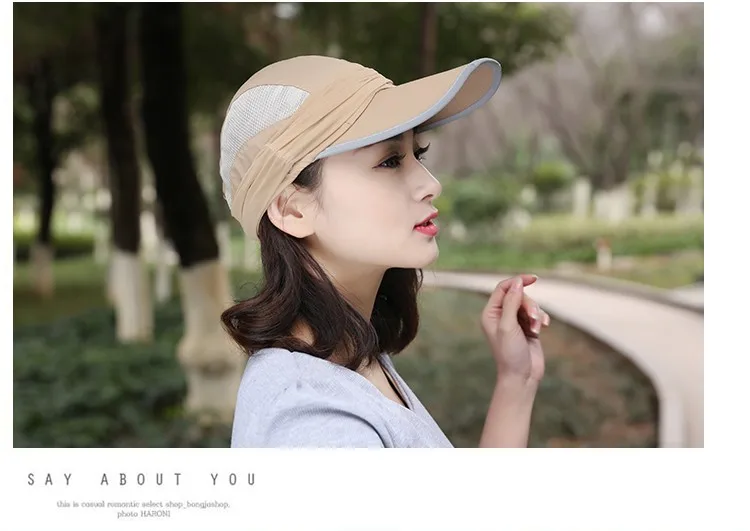 It can be folded ! ladies summer hats sun visors for women sun visor hat for men visor cap sun hat with neck protection sun visor hat for men (14)