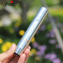 YUPARD q5 светодиодный нефрит из нержавеющей стали фонарик нефрит 3 режима 18650 аккумуляторная батарея желтый свет Открытый фонарик