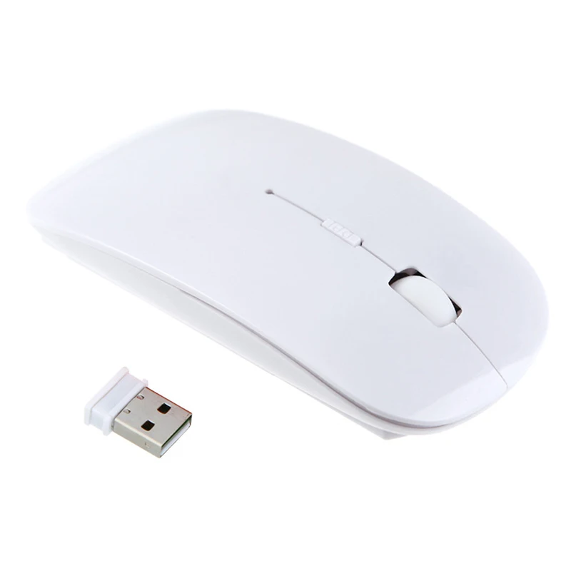 1600 DPI 2 4G USB оптическая беспроводная компьютерная мышь Ультратонкая s для ПК