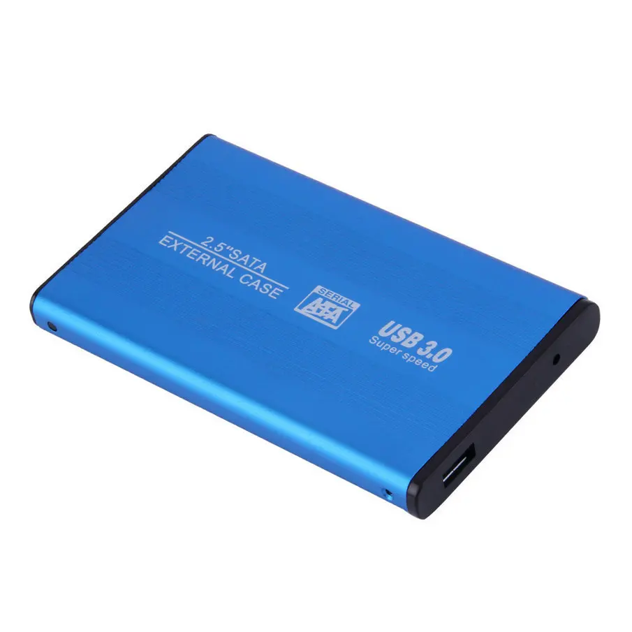 

box hdd 2.5 usb 3.0 HDD Case Hard Drive SATA External Enclosure hard disk case for laptop hdd adapter blue