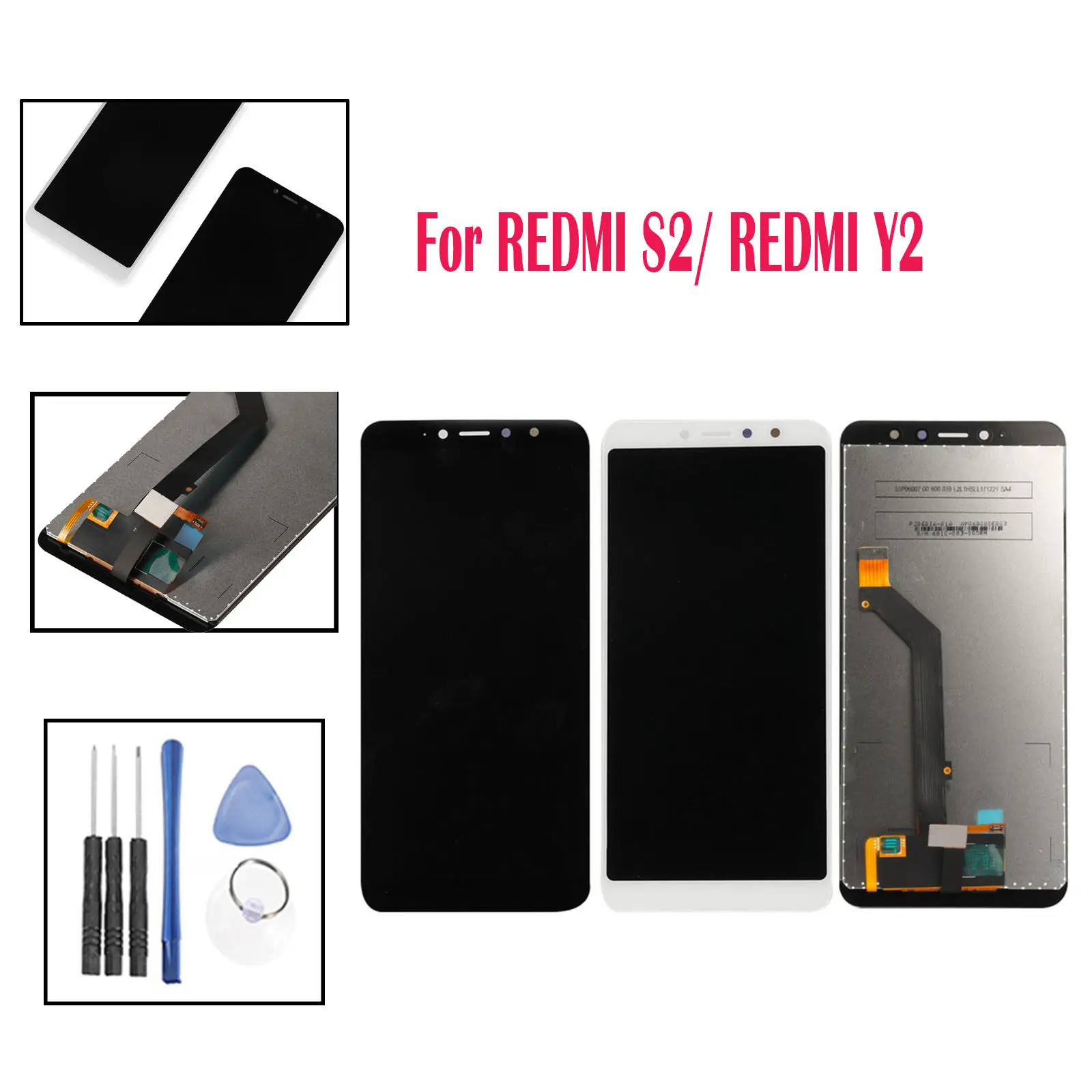 ЖК-дисплей сенсорный экран дигитайзер сборка Ремонт Замена для Xiaomi REDMI S2 Y2