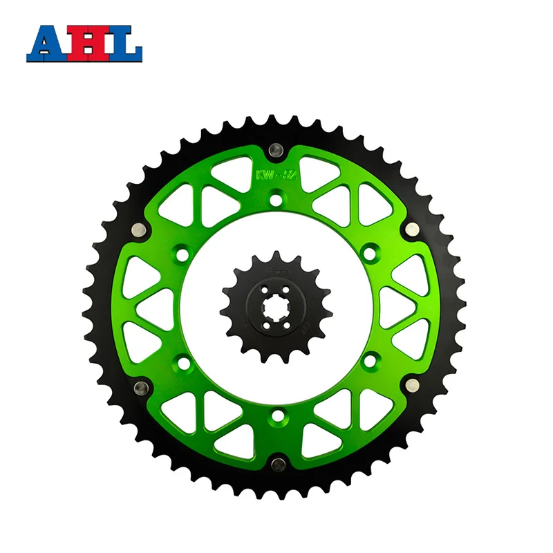 

Motorcycle Parts 52-15 T Front & Rear Sprockets Kit For KAWASAKI KX125 KX 125 1985-1993 KDX200 KDX 200 1983 Gear Fit 520 Chain