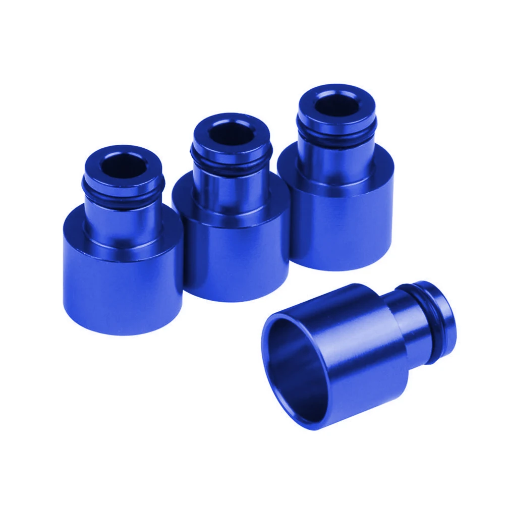 

4Pcs Fuel Injector Adapter Gasket Parts Aluminum Alloy Auto Nozzle Mini Flow Hat Car Modified Tool For RDX B16 B18 D16Z D16Y