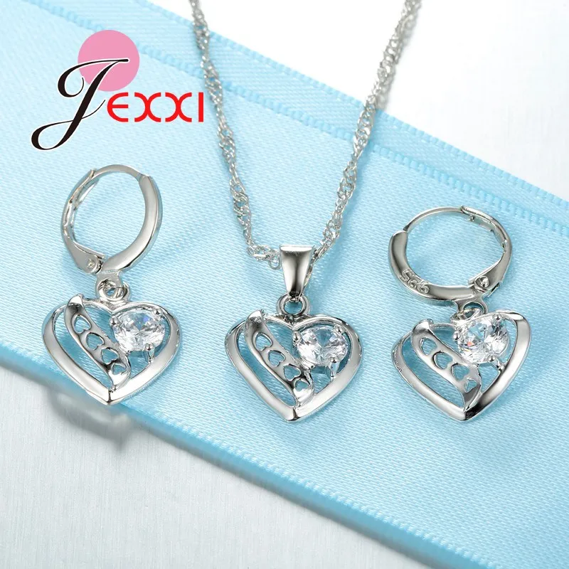 JEXXI-Woman-Birthday-Gift-Lovely-Heart-Jewelry-Set-Fashion-925-Sterling-Silver-Shiny-Crystal-Necklace-Earrings (3)