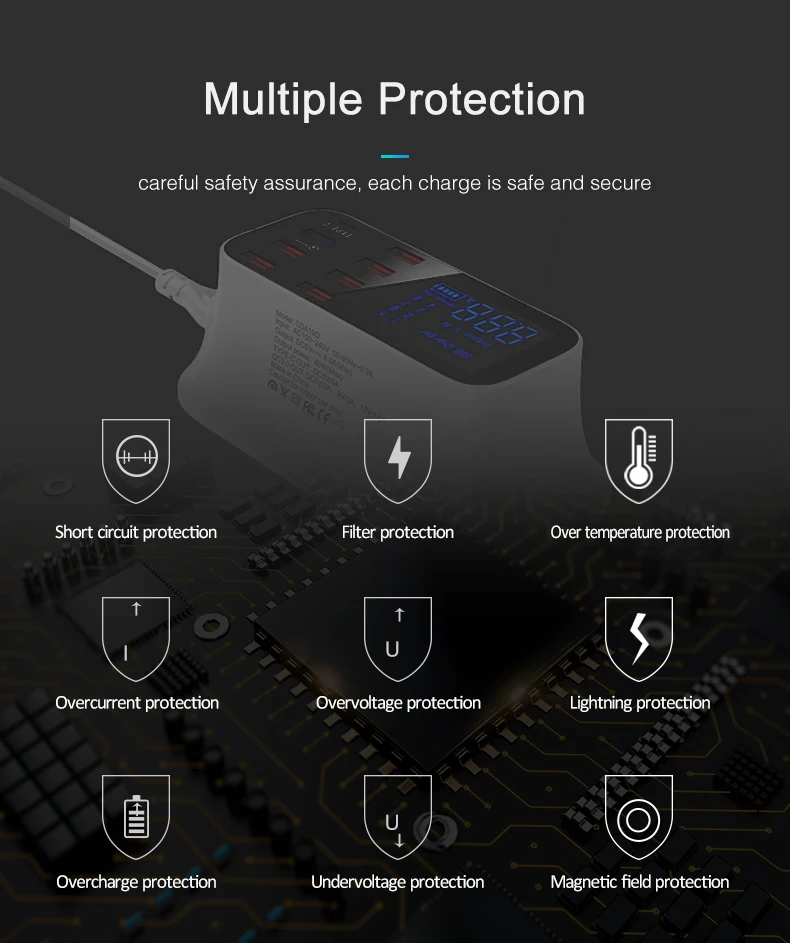 Qualcomm quick charger 3.0 type c fast charging USB charger (9)