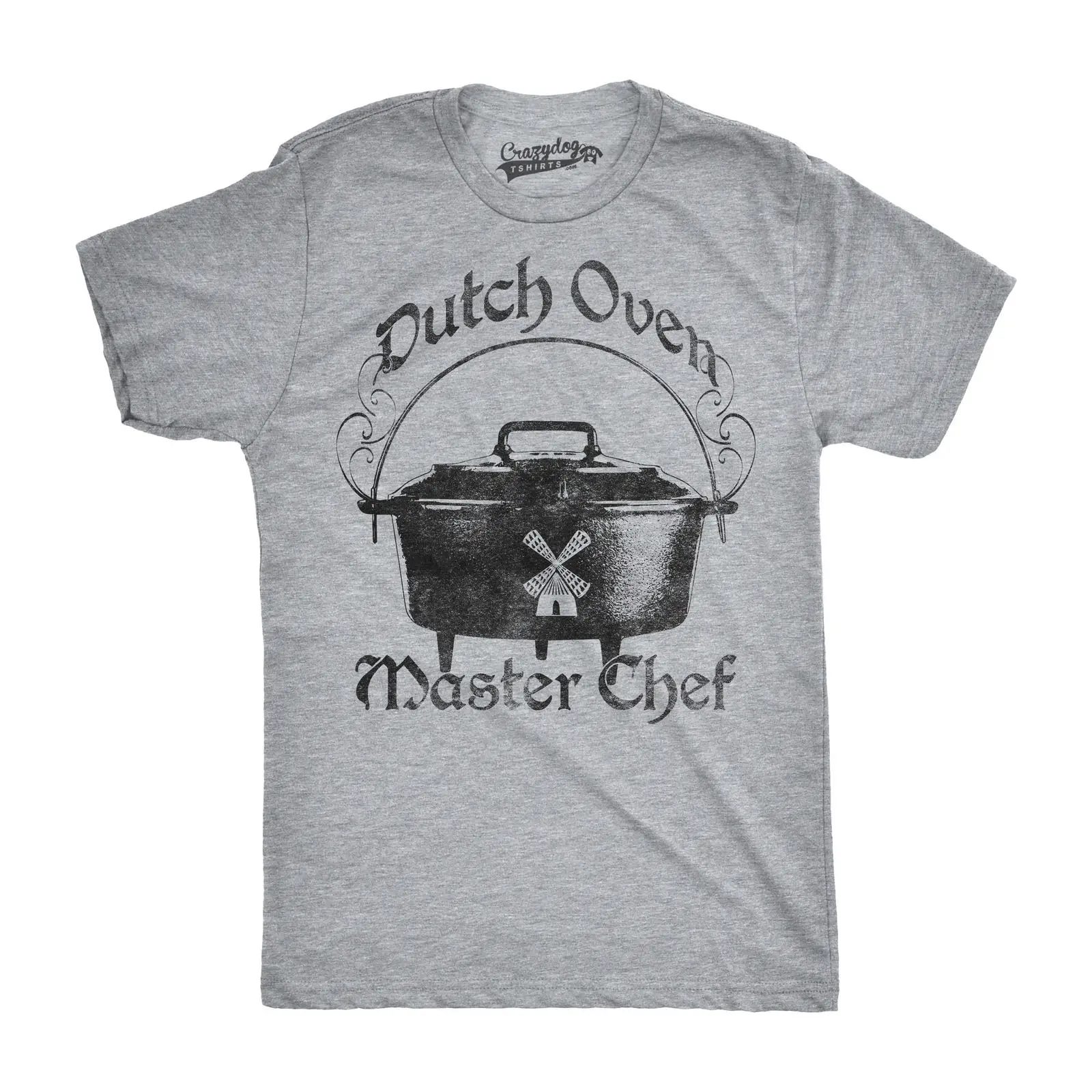 Mens Dutch Oven Funny Master Chef Hilarious Vintage Amish Cooking T