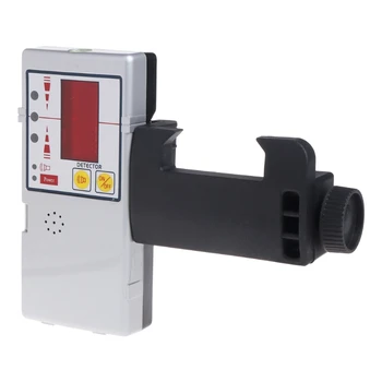

635nm Compatible Beam Leveling Cross Line Receiver Detector with Clamp