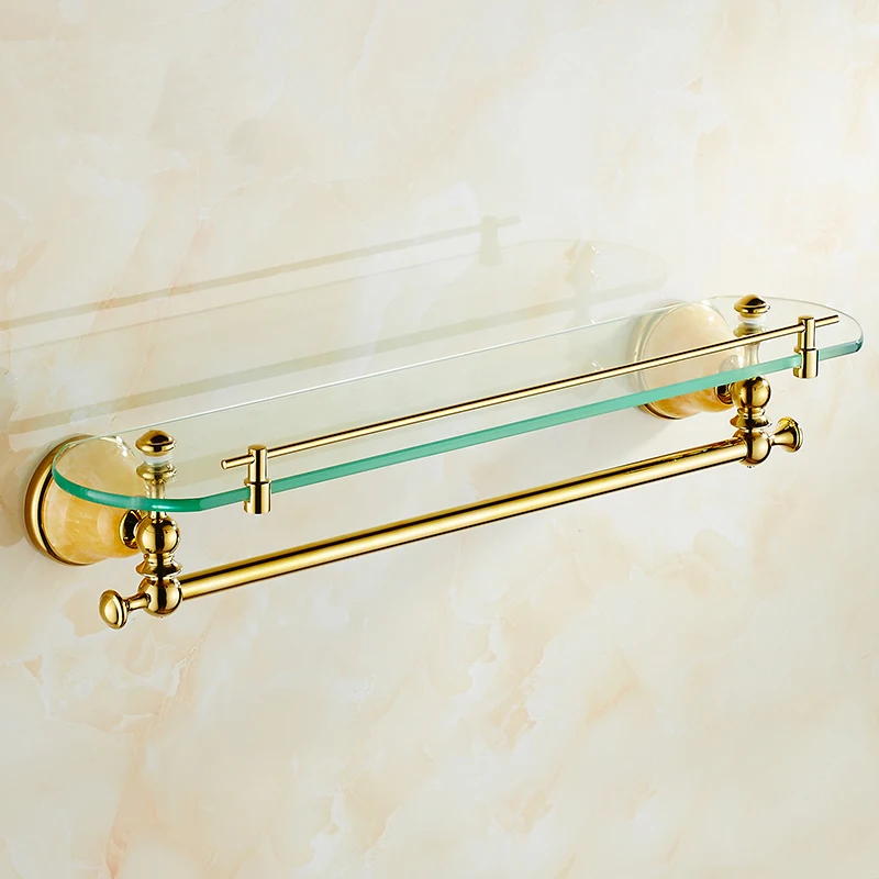 Antique Gold Bathroom Shelf – Everything Bathroom