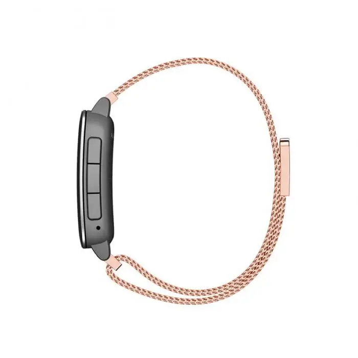 Замена нержавеющая сталь Миланская сетка ремешок из искусственной кожи браслет для Pebble Time Smart GY88