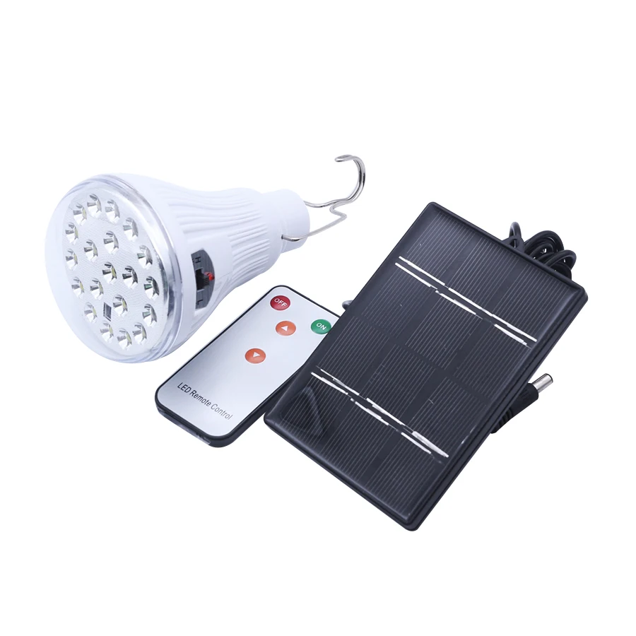 Outdoor Remote Control Solar Panel 20 LED Waterproof