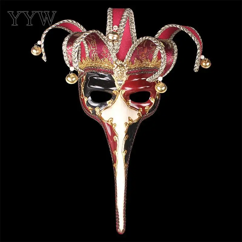 

1pcs Venetian Mask For Parties Man Woman Costume Long Nose Masquerade Masks Halloween Venice Masque Carnival Maske Anonymous