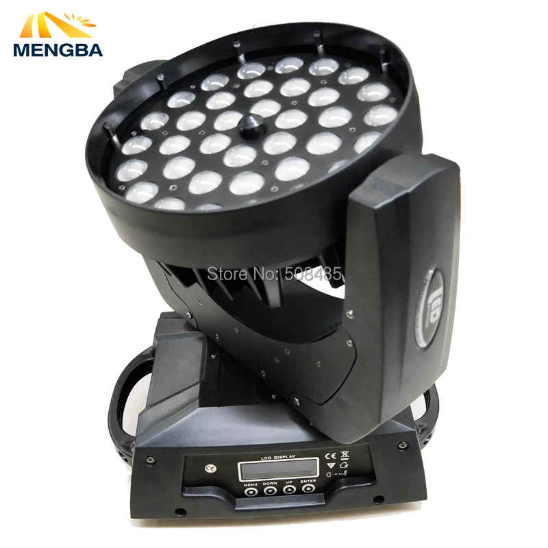 

36x18W RGBWA+UV Color DMX Stage LED Moving Head LED Zoom Wash Light Good for DJ