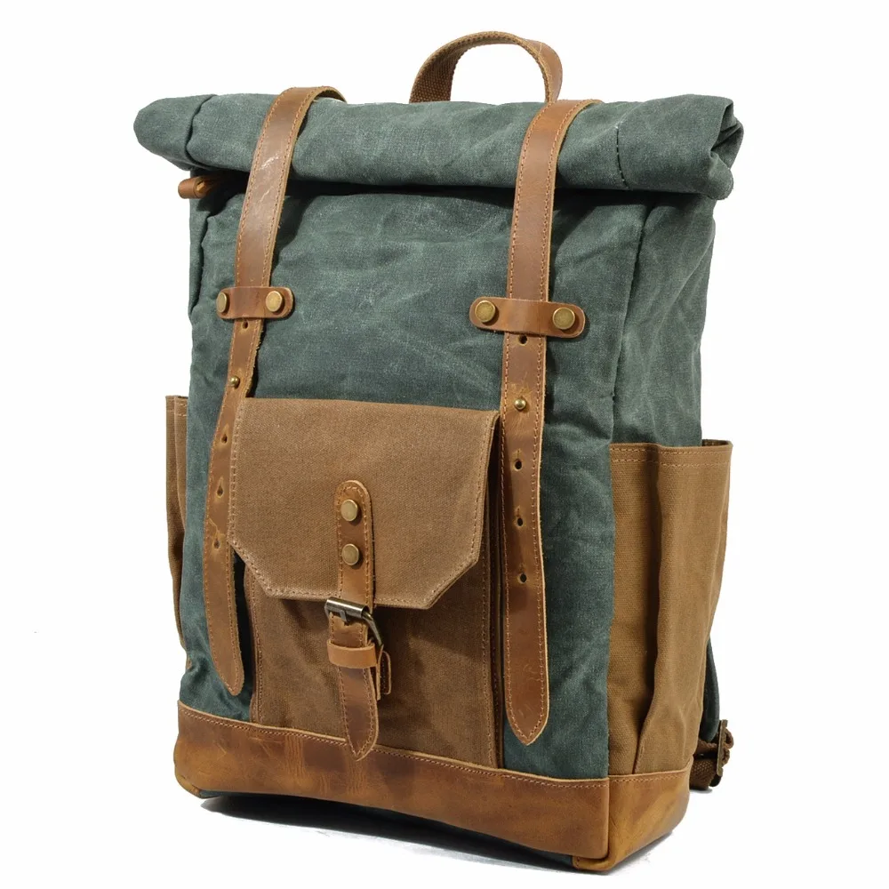 M155 Mochila de moda de cuero de los hombres de la lona Mochila bolso de Escuela Militar Mochila mujer hombre Mochila nuevo M155 Mochila de moda de cuero de los hombres de la lona Mochila bolso de Escuela Militar Mochila mujer hombre Mochila nuevo