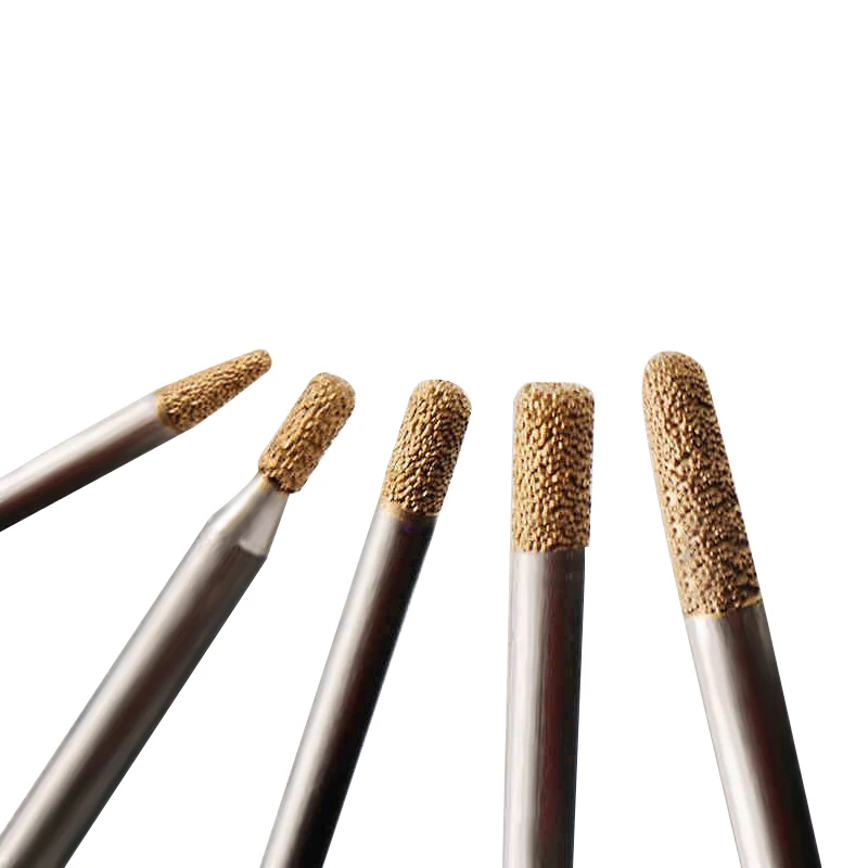 Buy 1pc 8*8*12mm cnc router diamond stone carving tool