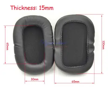 

100x65mm Square shape cushion ear pads earpad replacement pads cover pillow for most brand headphones 10x7cm L